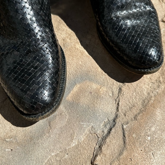 Stephanie Kelian Weave Leather Boots - Picture 6 of 8